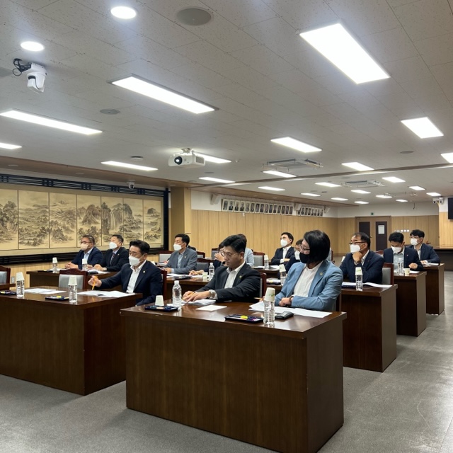 제12대 제주특별자치도의회 제1기 예산결산특별위원회 예산 · 결산심사 운영 설명회 개최