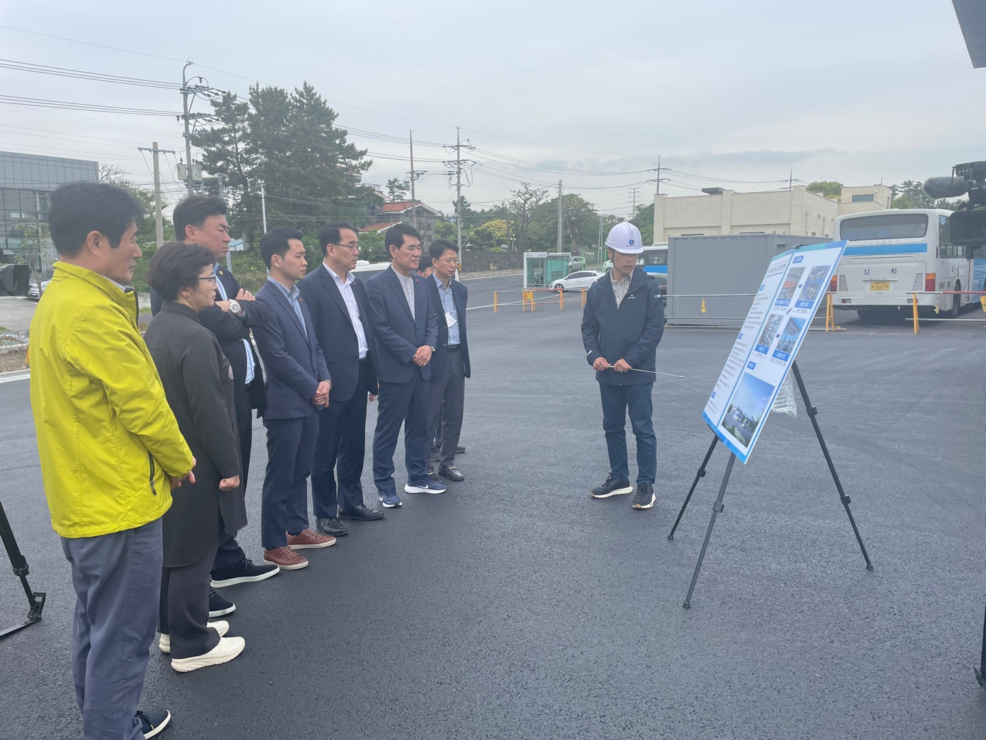 제주도의회 농수축경제위원회 그린수소 생산기지 방문, 글로벌 수소경제 선도 당부 