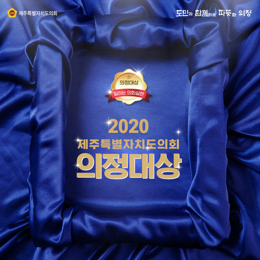 2020 제주특별자치도의회 의정대상