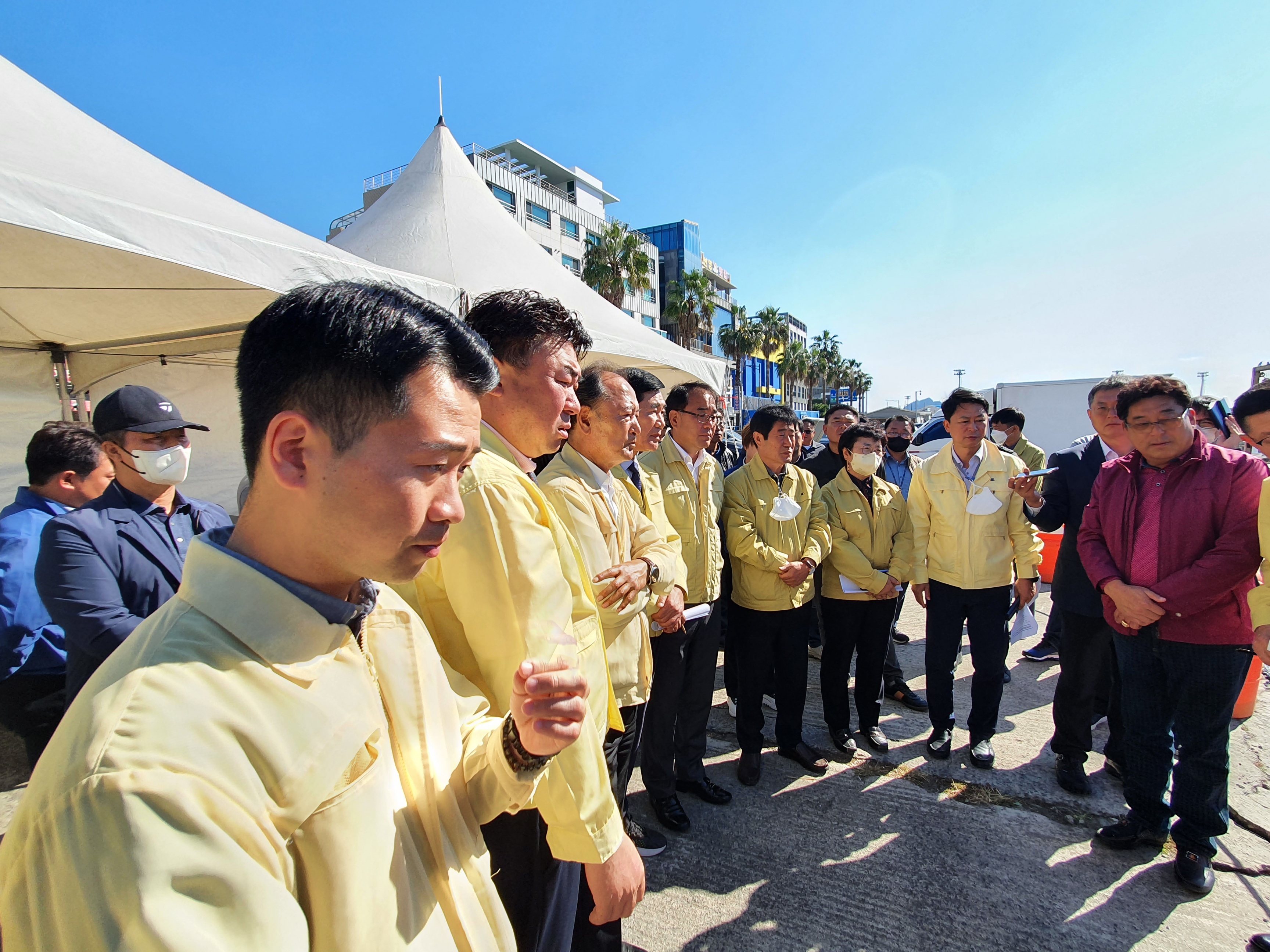 농수축경제위원회 마라도 해상 어선 전복사고 현장 방문 * 사진추가되었습니다. 