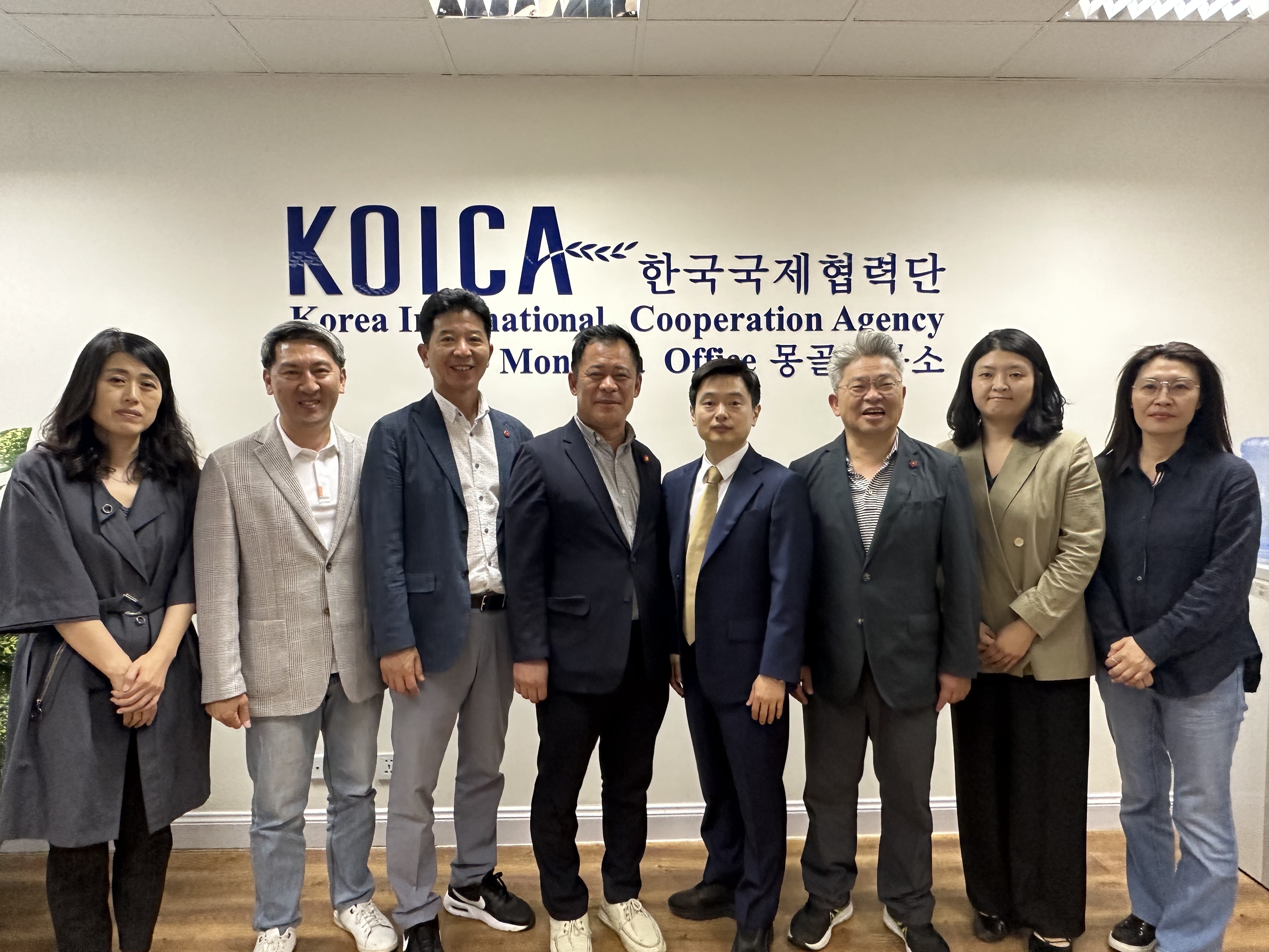 제주도의회 대표단, KOICA 몽골사무소 방문