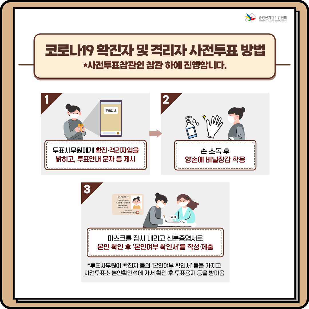 사전투표는 이렇게 하세요!