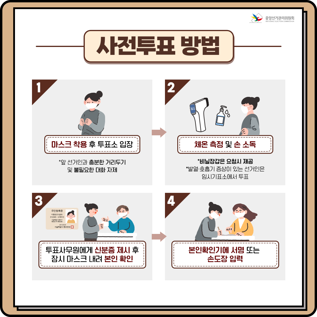 사전투표는 이렇게 하세요!