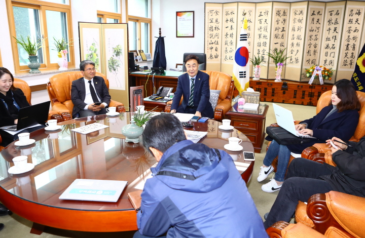고충홍의장 기자간담회