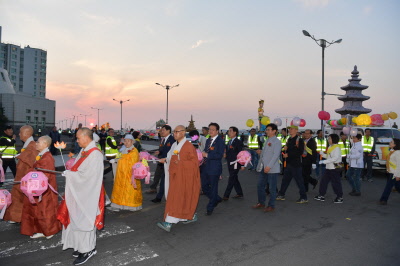 불기2563년 제주전통문화 축제 대법회 및 연등행렬- 탑동광장