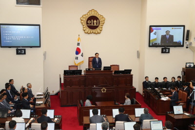 제371회 제주특별자치도의회 임시회 개회식