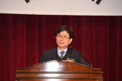 제주국제대학교 2대 총장 강철준 박사 취임식- 제주국제대 본관 강당