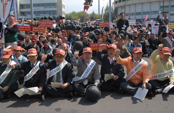 농수축·지식산업위원회-농축산인 집회 참석