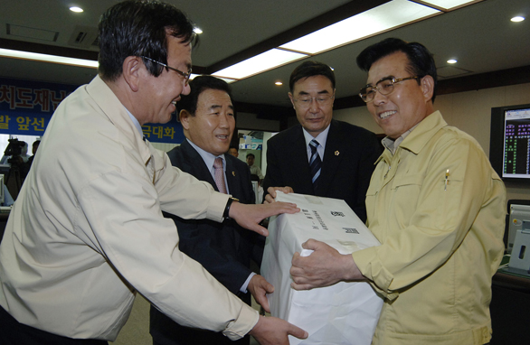 제주특별자치도재난안전대책본부 종합상황실 방문