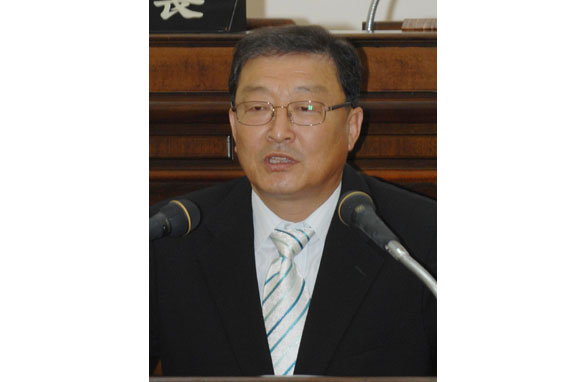 부의장 깁병립의원 당선