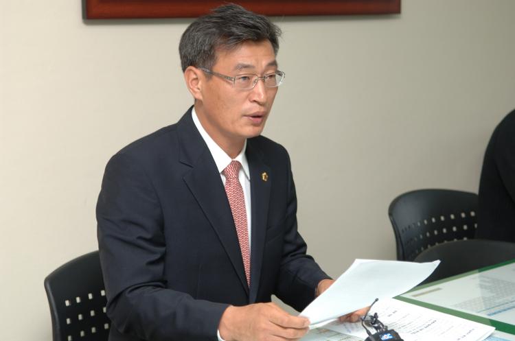 문대림의장 세계지질공원 인증관련 기자간담회 개최