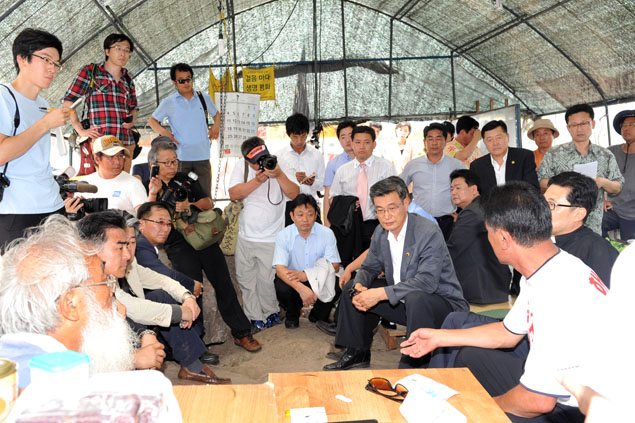 해군기지건설 강정마을 현장방문