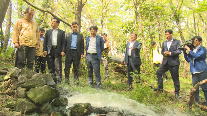 한라산 오수처리시설 현장방문