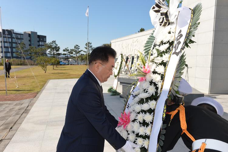 제79회 순국선열의날 및 제16회 제주지역 애국선열 합동 추모식- 조천 애국선열 추모탑