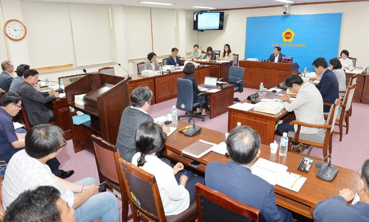  제363회 임시회 문화관광체육위원회 제2차 회의- 문화관광체육위원회 회의실