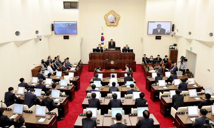 제319회제주특별자치도의회임시회제2차본회의-본회의장