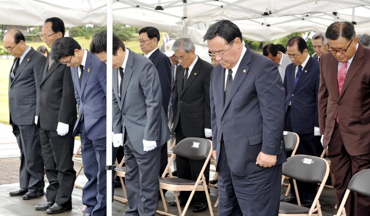 애국선열추모탑참배-조천만세동산