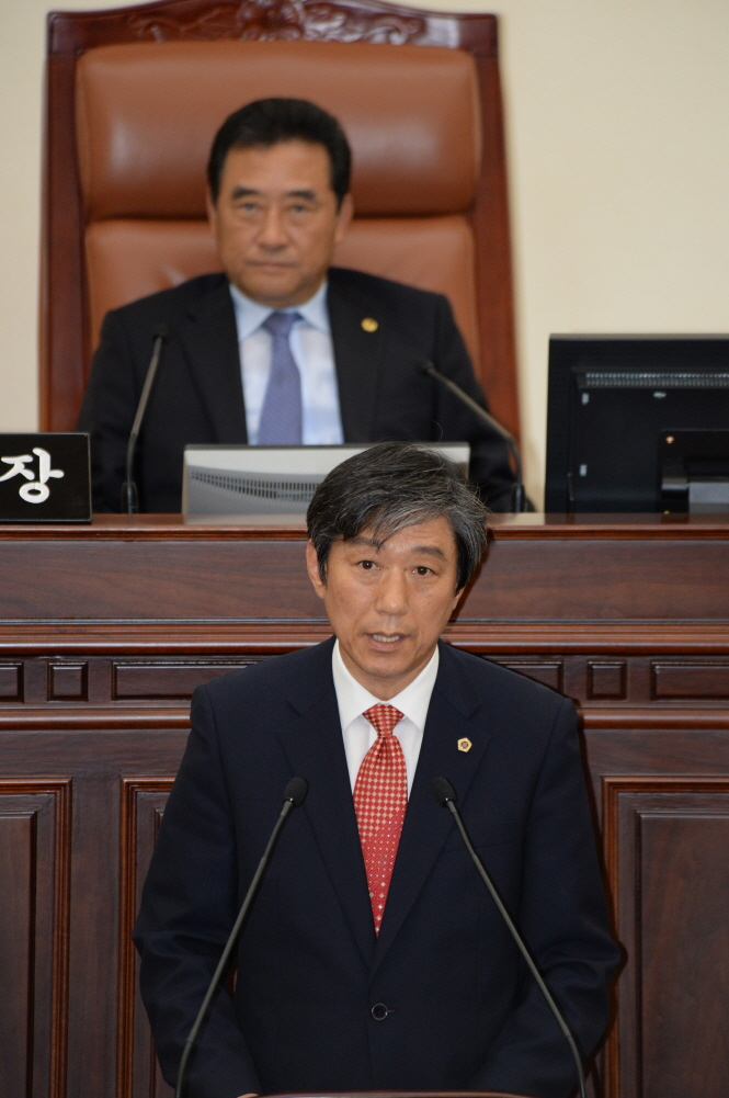 제321회 제주특별자치도의회 제1차정례회 제3차본회의(도정질문) 본회의장