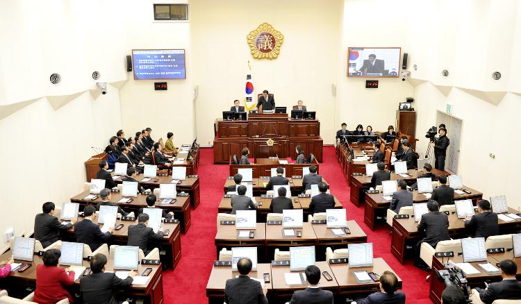 제327회 제주특별자치도의회 임시회 제2차 본회의-본회의장