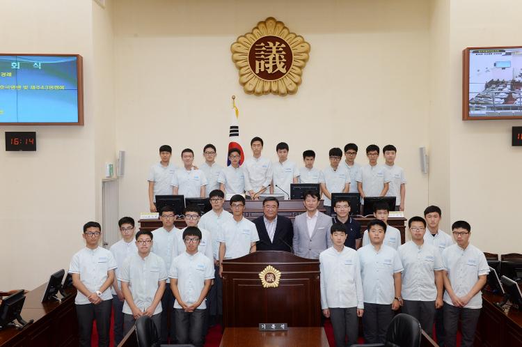 2015년도 의정체험 모의의회(대기고등학교)-본회의장