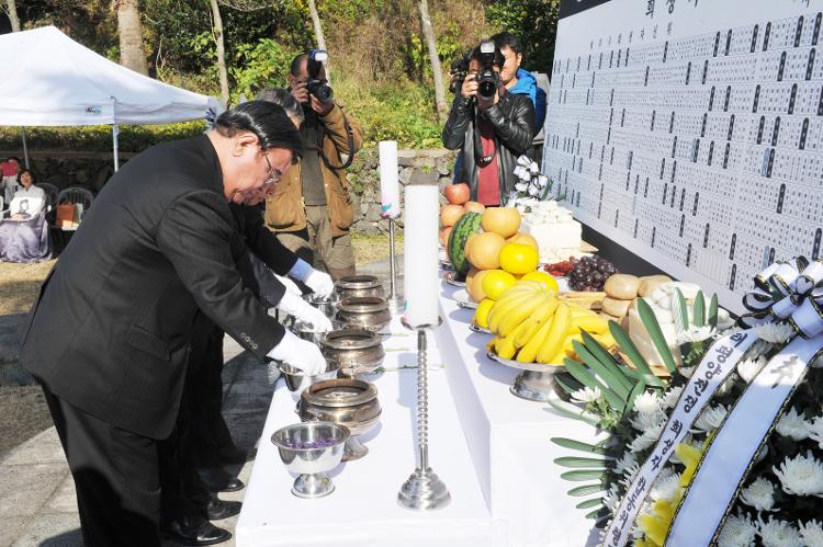  2015년도 태평양희생자 합동 위령제 봉행-약천사