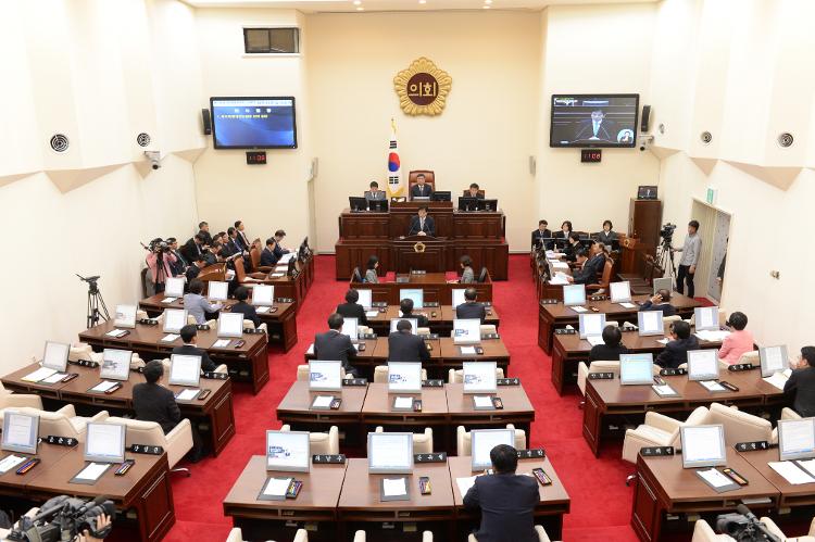 제339회 임시회 제4차본회의 도정질문- 본회의장