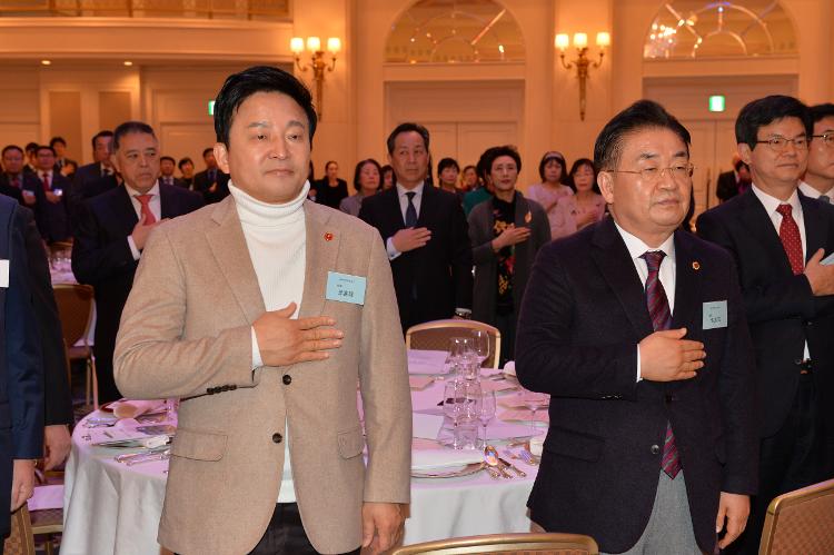 일본 제주특별자치도 관서도민회 신년인사회- 제국호텔
