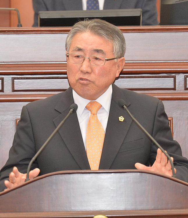 제366회 제2차 정례회 5차 본회의 오대익 의원 도정질문- 본회의장