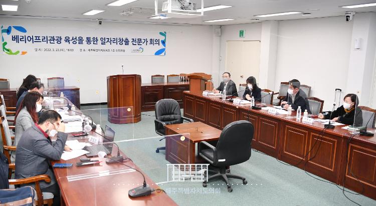제주지역 베리어프리관광 육성을 통한 전문가회의- 소회의실