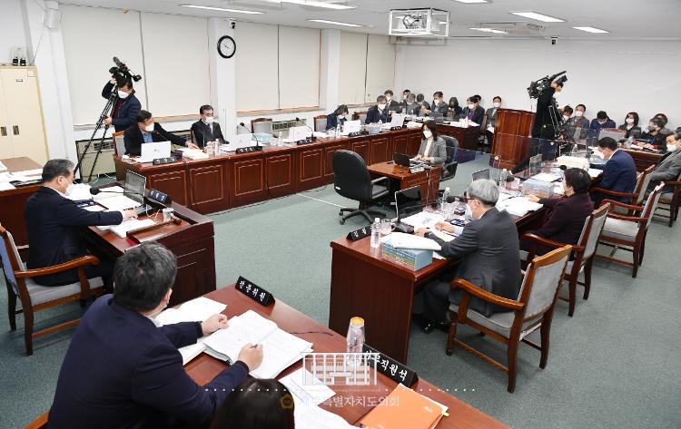 제401회 제주특별자치도의회 임시회 의회운영위원회 제1차 회의- 소회의실