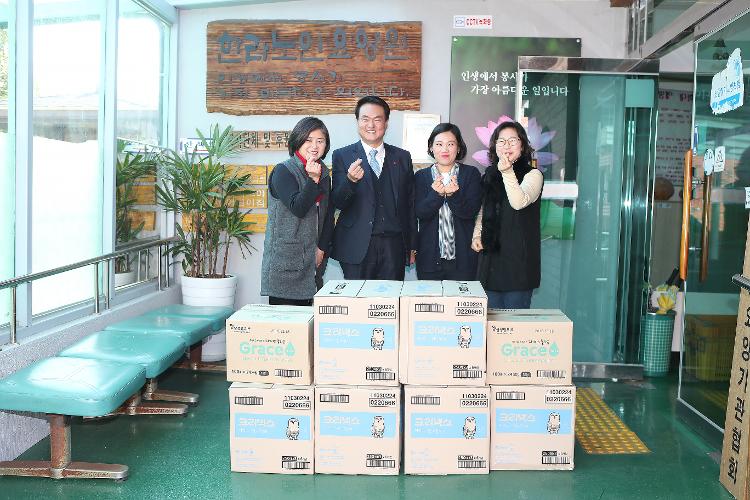 김희현 제주특별자치도의회 부의장 복지시설 위문