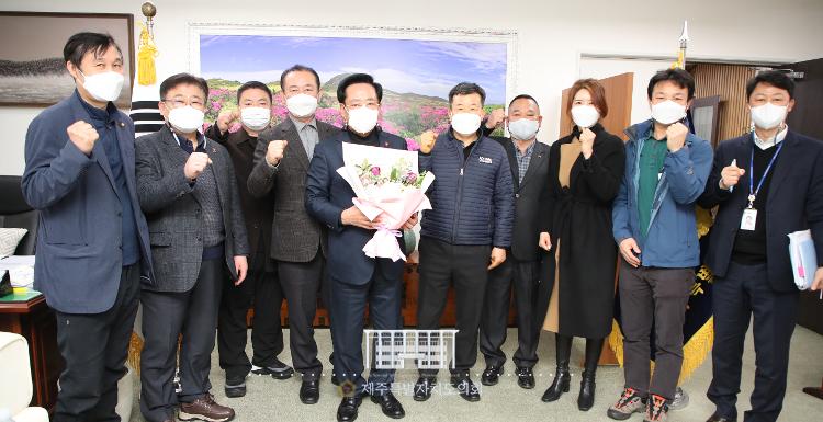 좌남수 의장, 소상공인연합회 간담회