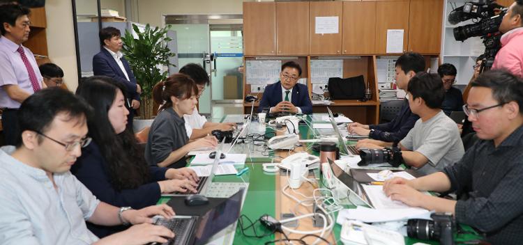 김태석 제주특별자치도의회 의장 기자 간담회