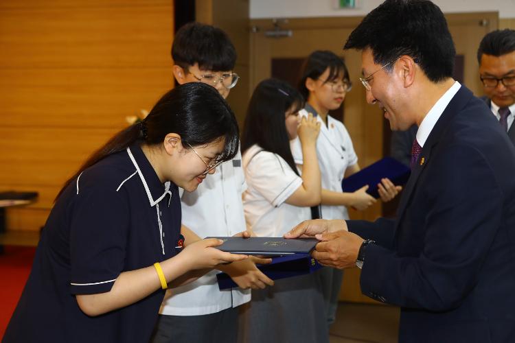 제6회 고교 모의의회 경연대회 시상식