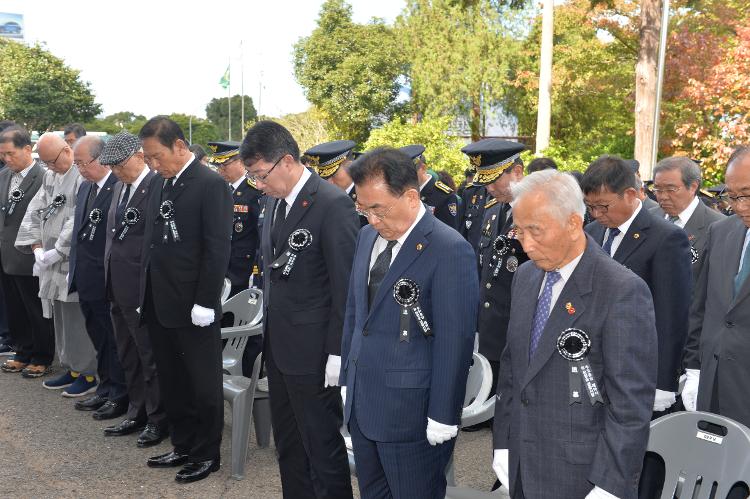 고 문형순 경찰서장 추모흉상 제작식- 제주지방경찰청
