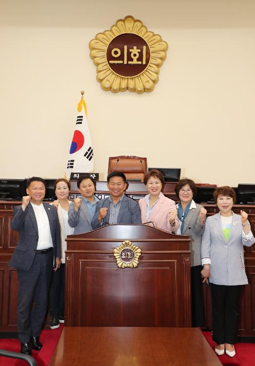 충남 천안시의회 운영위원회 김경학 운영위원장 내방