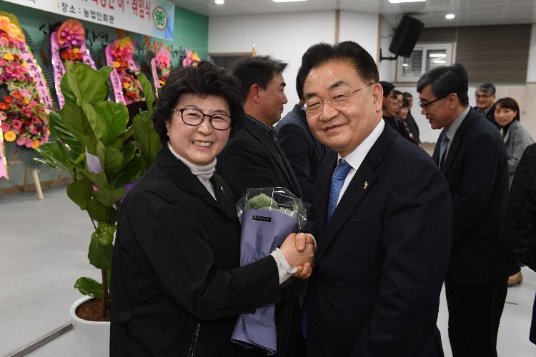 김태석 의장 제주시4H회장단 이취임식 참석- 농어업인회관