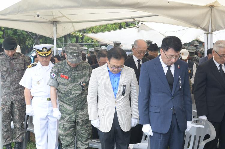 제8회 6.25전쟁 호국영웅4인 및 참전영령 합동 추모식