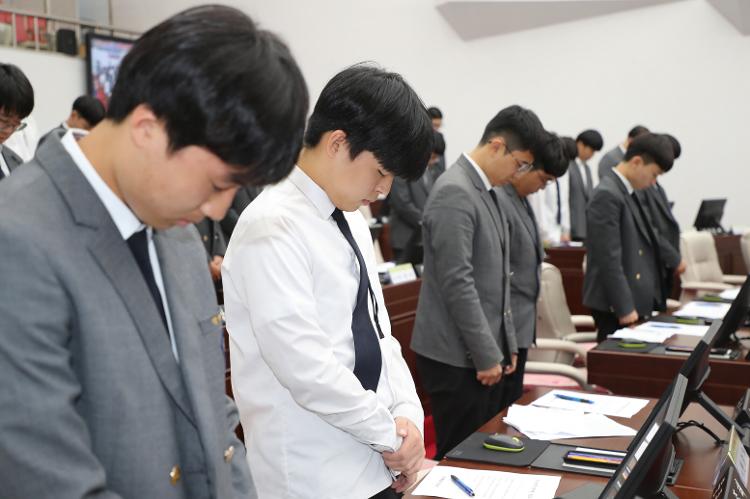 제119회 서귀포고등학교 청소년의회 의정체험