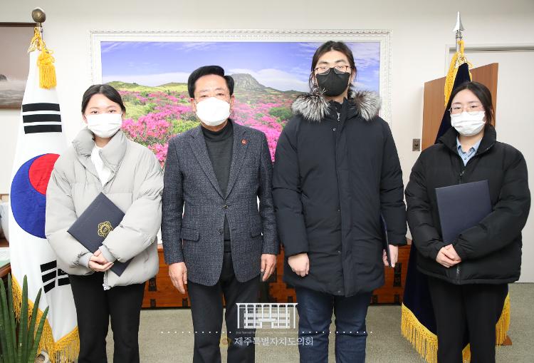 인턴 대학생 수료식