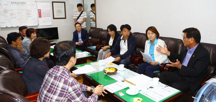 경기 안산시의회 의회운영위원회 제주특별자치도의회 내방