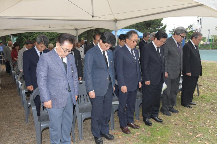 제69주기 제주북부예비검속희생자 원혼 합동 위령제- 용담레포츠공원