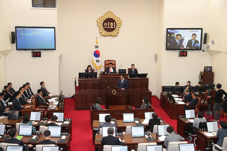제371회 임시회 도정질문 송영훈 의원