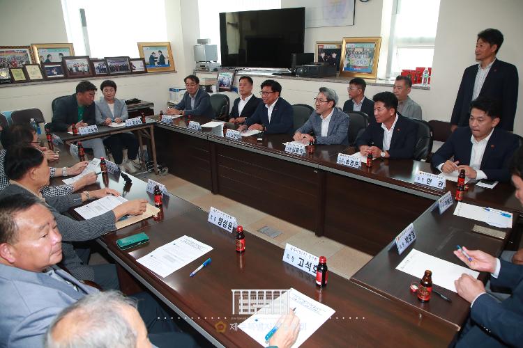 (2023년9월25일) 동문시장 상인회 임원진과의 간담회