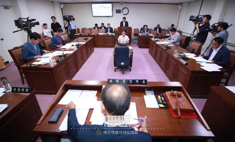 (2023.8.29.월) 제419회 제주특별자치도의회 임시회 폐회중 농수축경제위원회 제3차 회의