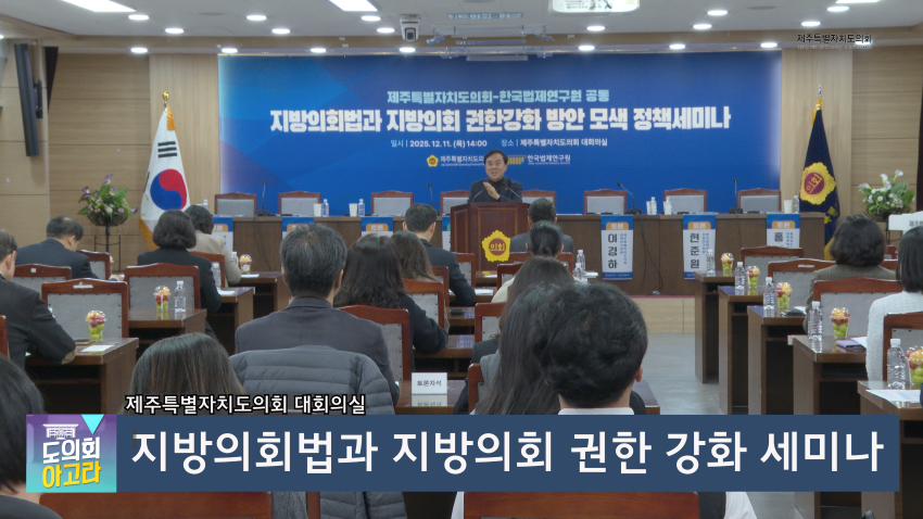지방의회법과 지방의회 권한 강화 세미나