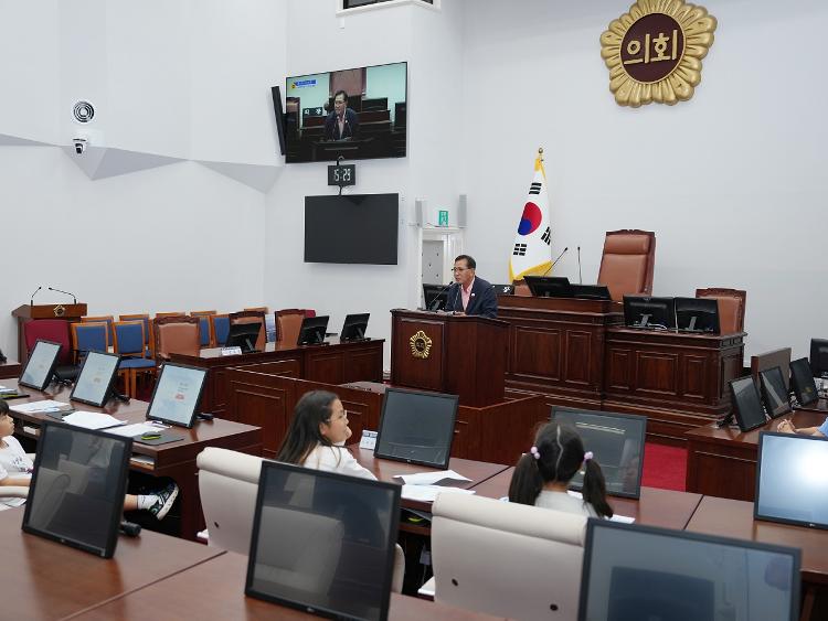 제186회 청소년의회 의정체험(도교육청키움터 스튜디어 꿈밭)