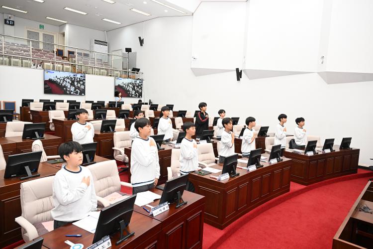 제169회 청소년의회 의정체험(오현중학교)