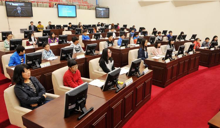 서귀서초등학교 의정체험 모의의회